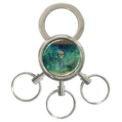 Dreamcatcher With Skull 3-ring Key Chain by FantasyWorld7