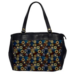 Daisies Variation 1 Oversize Office Handbag by bloomingvinedesign