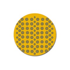 Sensational Stars On Incredible Yellow Magnet 3  (round) by pepitasart