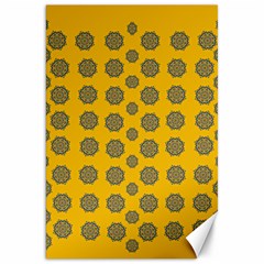 Sensational Stars On Incredible Yellow Canvas 20  X 30  by pepitasart