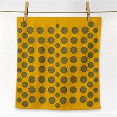 Sensational Stars On Incredible Yellow Face Towel by pepitasart