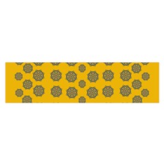 Sensational Stars On Incredible Yellow Satin Scarf (oblong) by pepitasart