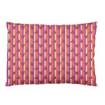 pink stripe & roses Pillow Case (Two Sides) Front