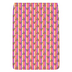 Pink Stripe & Roses Removable Flap Cover (s) by charliecreates