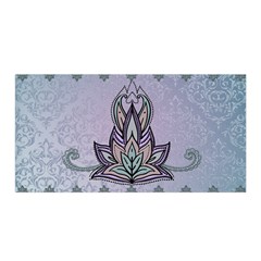 Abstract Decorative Floral Design, Mandala Satin Wrap by FantasyWorld7