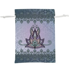 Abstract Decorative Floral Design, Mandala  Lightweight Drawstring Pouch (xl) by FantasyWorld7