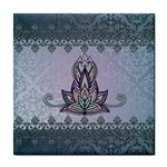 Abstract Decorative Floral Design, Mandala Tile Coaster Front