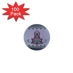 Abstract Decorative Floral Design, Mandala 1  Mini Magnets (100 Pack)  by FantasyWorld7