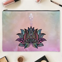 Abstract Decorative Floral Design, Mandala Cosmetic Bag (xxxl) by FantasyWorld7