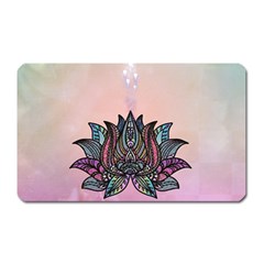 Abstract Decorative Floral Design, Mandala Magnet (rectangular) by FantasyWorld7