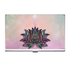 Abstract Decorative Floral Design, Mandala Business Card Holder by FantasyWorld7