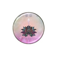 Abstract Decorative Floral Design, Mandala Hat Clip Ball Marker (4 Pack) by FantasyWorld7