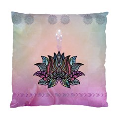 Abstract Decorative Floral Design, Mandala Standard Cushion Case (one Side) by FantasyWorld7