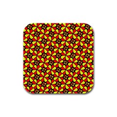 Rby 29 Rubber Square Coaster (4 Pack)  by ArtworkByPatrick