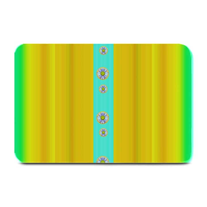 Colors And Flowers Plate Mats