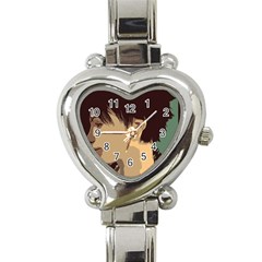 Punk Face Heart Italian Charm Watch by snowwhitegirl