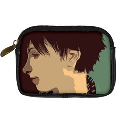 Punk Face Digital Camera Leather Case by snowwhitegirl