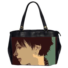 Punk Face Oversize Office Handbag (2 Sides) by snowwhitegirl