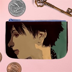 Punk Face Large Coin Purse by snowwhitegirl