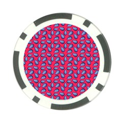 Tropical Pink Avocadoes Poker Chip Card Guard by snowwhitegirl