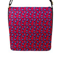 Tropical Pink Avocadoes Flap Closure Messenger Bag (l) by snowwhitegirl