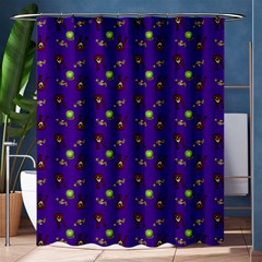 School Girl Braids Dark Blue Shower Curtain 60  X 72  (medium)  by snowwhitegirl