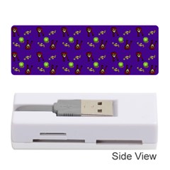 School Girl Braids Dark Blue Memory Card Reader (stick)