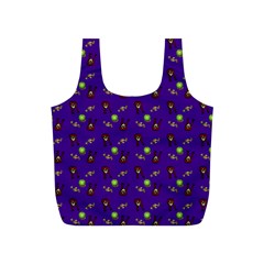 School Girl Braids Dark Blue Full Print Recycle Bag (s) by snowwhitegirl