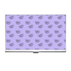 Zodiac Bat Lilac Business Card Holder by snowwhitegirl