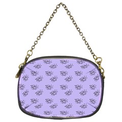 Zodiac Bat Lilac Chain Purse (two Sides) by snowwhitegirl