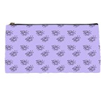 Zodiac Bat Lilac Pencil Cases Front