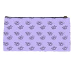 Zodiac Bat Lilac Pencil Cases Back