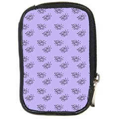 Zodiac Bat Lilac Compact Camera Leather Case by snowwhitegirl