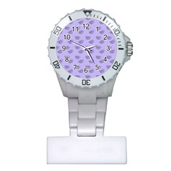 Zodiac Bat Lilac Plastic Nurses Watch by snowwhitegirl