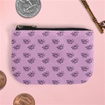 Zodiac Bat Pink Mini Coin Purse Front