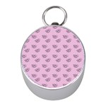 Zodiac Bat Pink Mini Silver Compasses Front