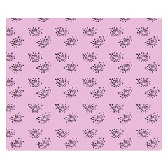 Zodiac Bat Pink Double Sided Flano Blanket (small)  by snowwhitegirl