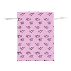 Zodiac Bat Pink Lightweight Drawstring Pouch (s)