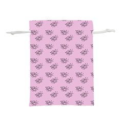 Zodiac Bat Pink Lightweight Drawstring Pouch (l) by snowwhitegirl