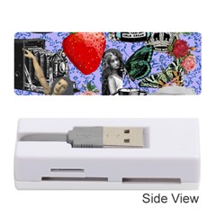 Vintage Girls Floral Collage Memory Card Reader (stick) by snowwhitegirl