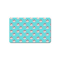 English Breakfast Aqua Magnet (name Card) by snowwhitegirl