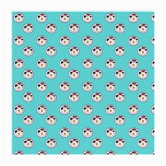 English Breakfast Aqua Medium Glasses Cloth by snowwhitegirl