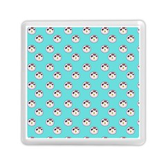 English Breakfast Aqua Memory Card Reader (square) by snowwhitegirl