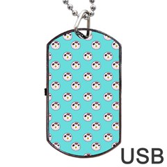 English Breakfast Aqua Dog Tag Usb Flash (one Side) by snowwhitegirl