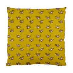 Zodiac Bat Pink Yellow Standard Cushion Case (one Side) by snowwhitegirl