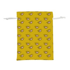 Zodiac Bat Pink Yellow Lightweight Drawstring Pouch (m)