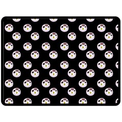 English Breakfast Black Double Sided Fleece Blanket (large)  by snowwhitegirl