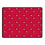 Zodiac Bat Pink Red Fleece Blanket (Small) 50 x40  Blanket Front