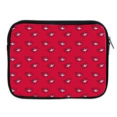 Zodiac Bat Pink Red Apple Ipad 2/3/4 Zipper Cases by snowwhitegirl