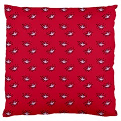 Zodiac Bat Pink Red Standard Flano Cushion Case (one Side) by snowwhitegirl